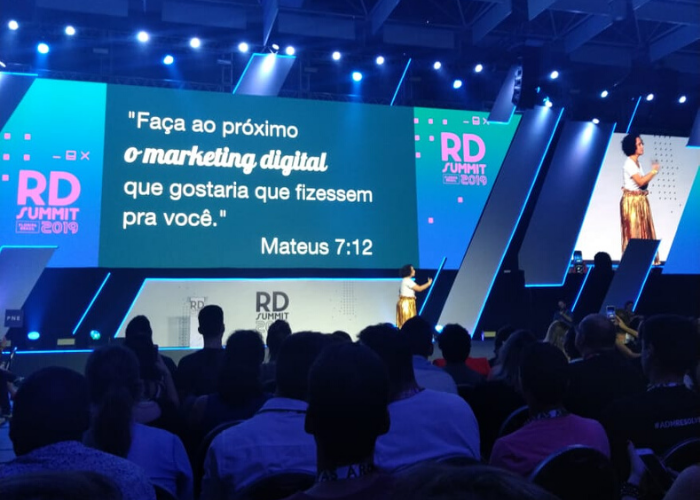 Palestra sobre Marketing Humanizado, com Liliane Ferrari, no RD Summit 2019.